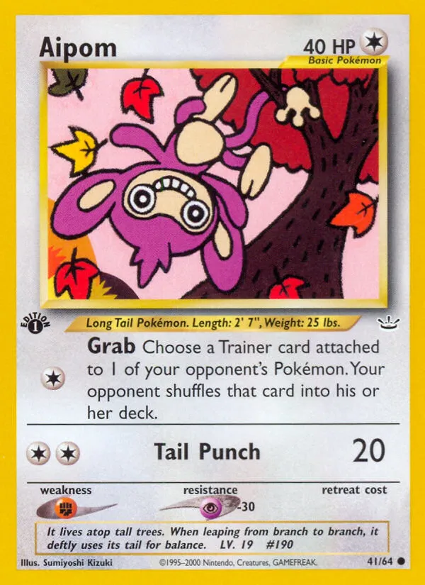 Aipom #41, Neo Revelation