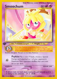 Smoochum #54, 1st Edition