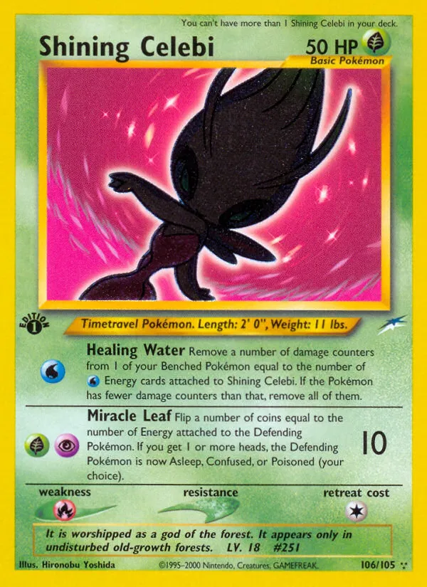 Shining Celebi #106, Neo Destiny