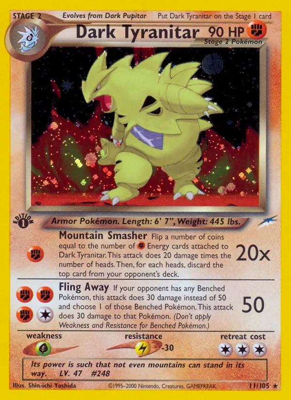Dark Tyranitar #11, Neo Destiny