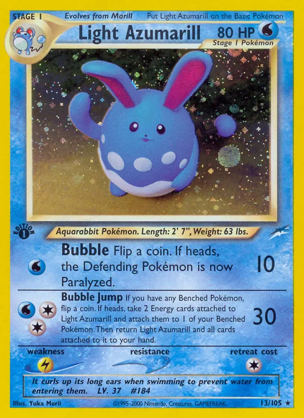 Light Azumarill #13, Neo Destiny
