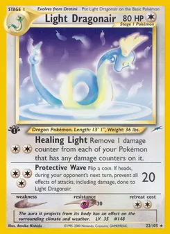 Light Dragonair #22, 1st Edition