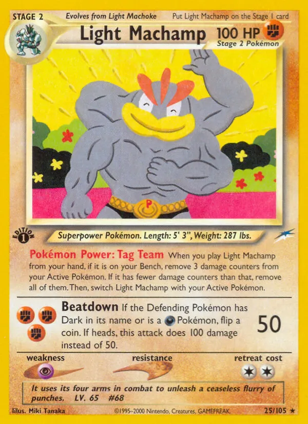 Light Machamp #25, Neo Destiny