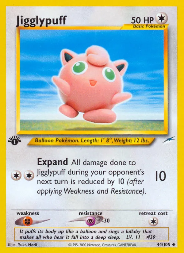 Jigglypuff #44, Neo Destiny 1st Edition