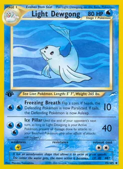 Light Dewgong #45, 1st Edition