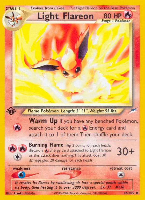 Light Flareon #46, Neo Destiny 1st Edition