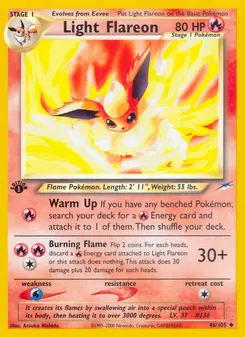 Light Flareon #46, 1st Edition