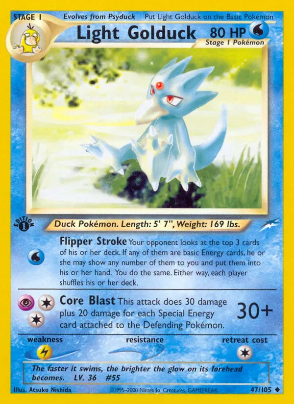 Light Golduck #47, Neo Destiny