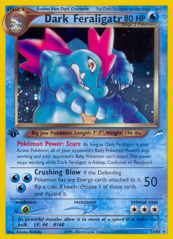 Dark Feraligatr #5, Neo Destiny