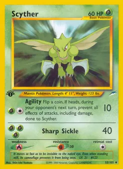 Scyther #55, 1st Edition