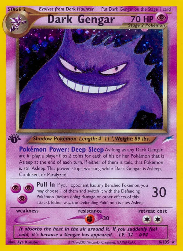 Dark Gengar #6, Neo Destiny 1st Edition