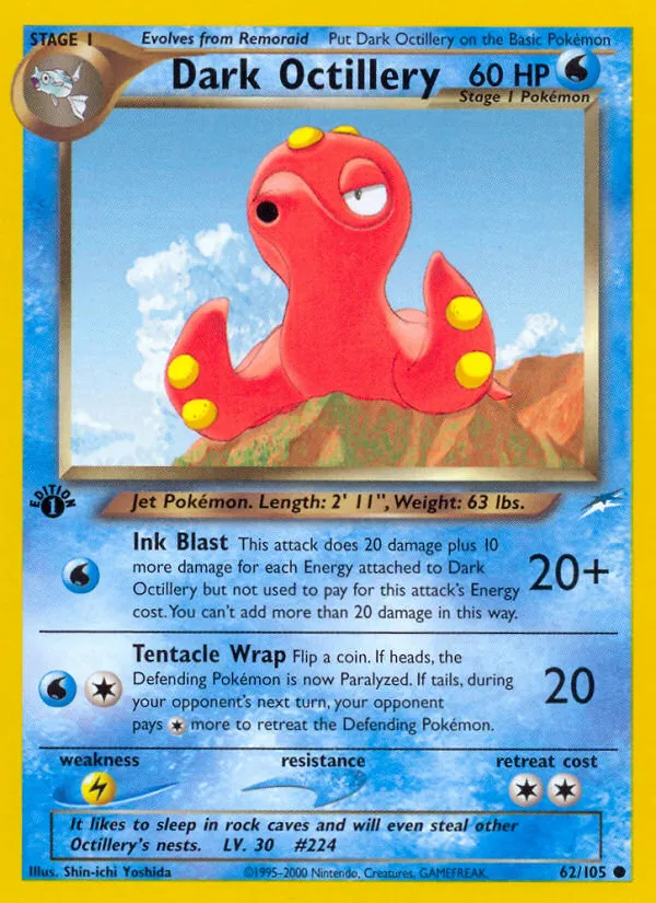 Dark Octillery #62, Neo Destiny 1st Edition