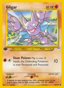 Gligar #67, 1st Edition
