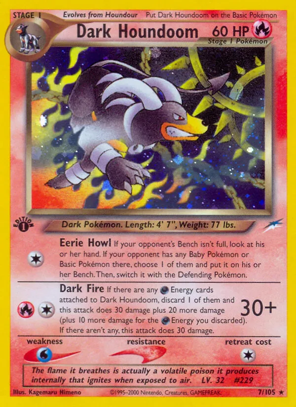 Dark Houndoom #7, Neo Destiny