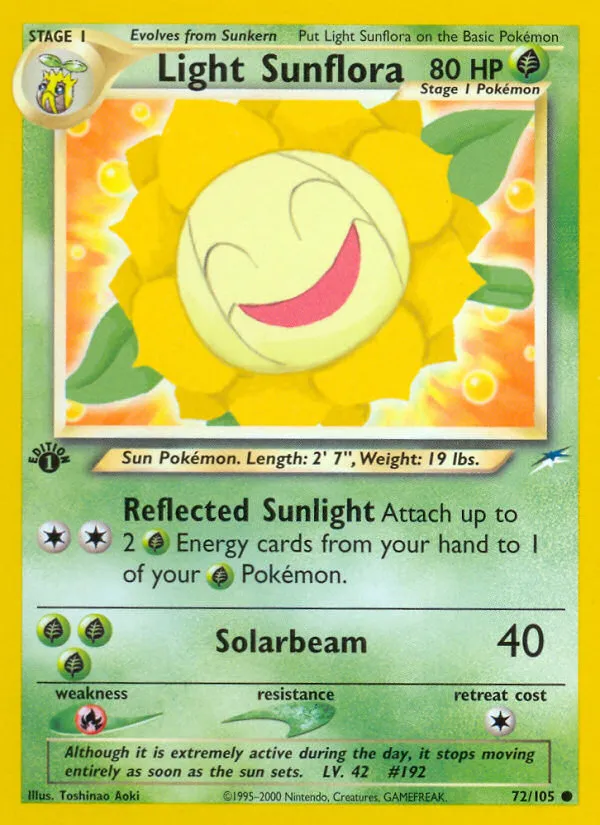 Light Sunflora #72, Neo Destiny