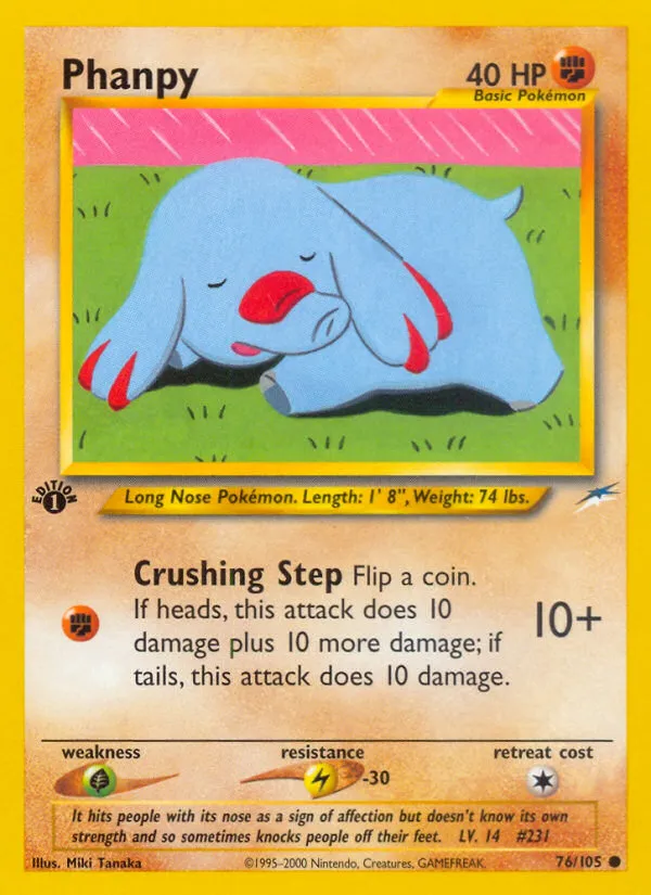 Phanpy #76, Neo Destiny