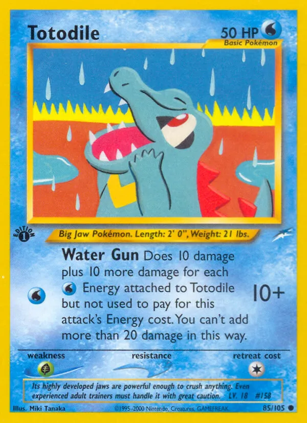 Totodile #85, Neo Destiny