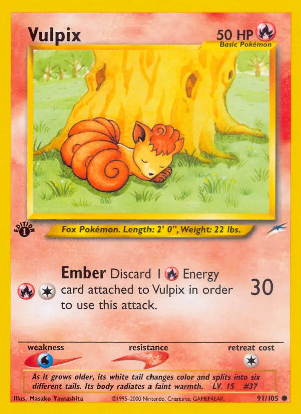 Vulpix #91, Neo Destiny