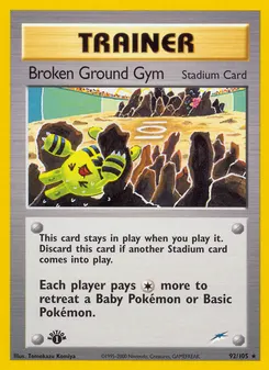 Broken Ground Gym #92, 1st Edition