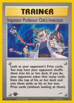 Impostor Professor Oak's Invention #94, Neo Destiny