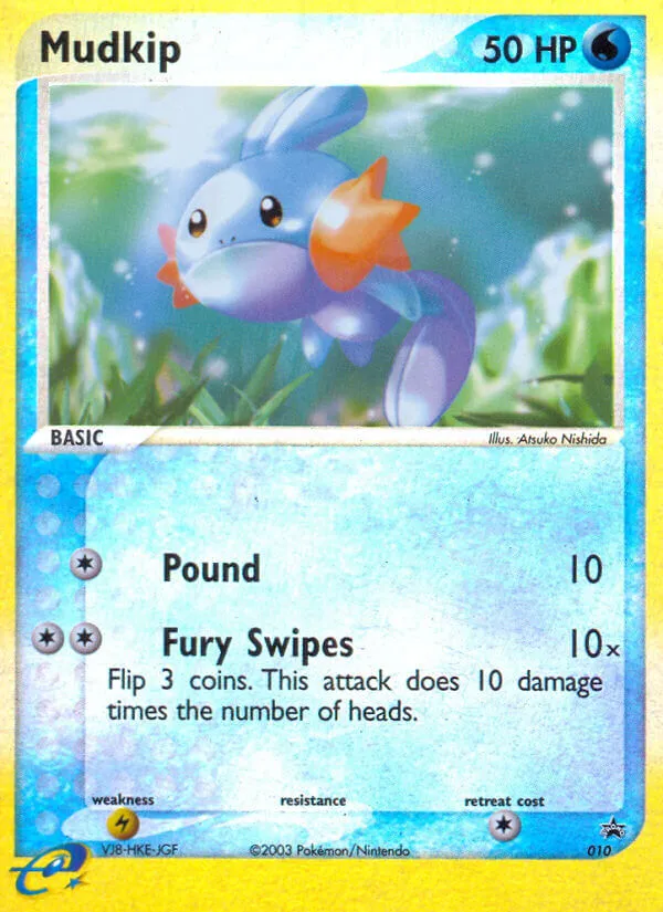 Mudkip #10, Nintendo Black Star Promos Reverse Foil