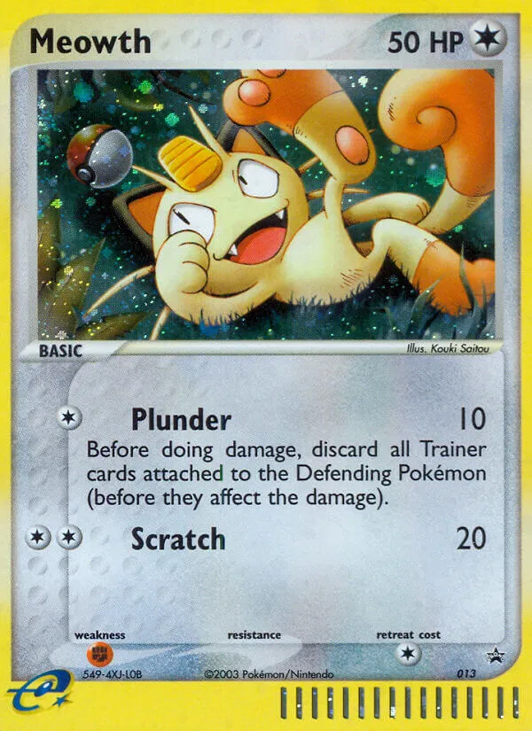 Meowth #13, Nintendo Black Star Promos