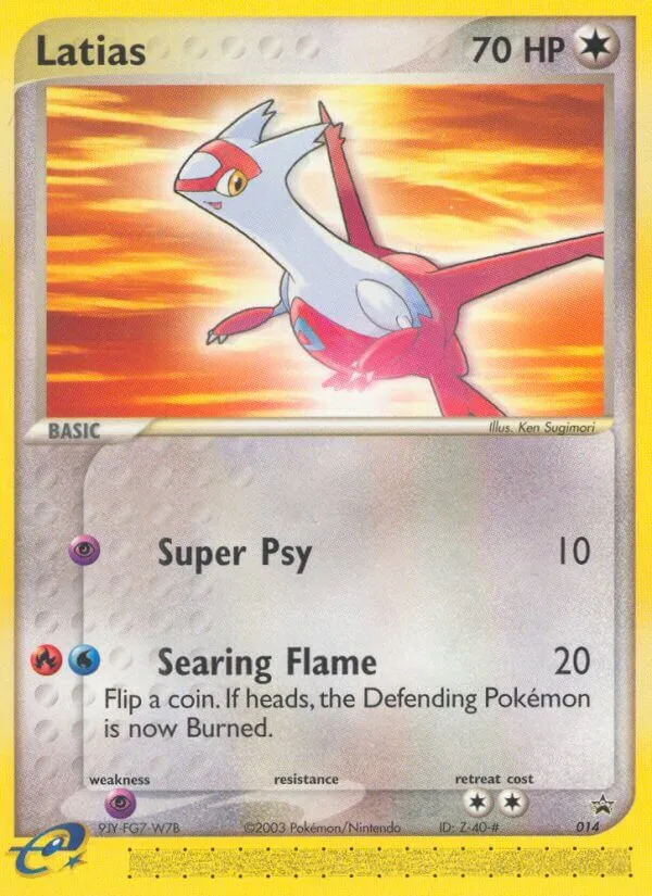 Latias #14, Nintendo Black Star Promos Black Star