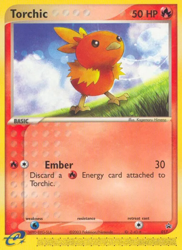 Torchic #17, Nintendo Black Star Promos