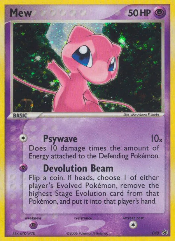 Mew #40, Nintendo Black Star Promos