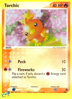 Torchic #8, Reverse Foil
