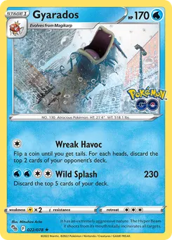 Gyarados #22, Reverse Foil