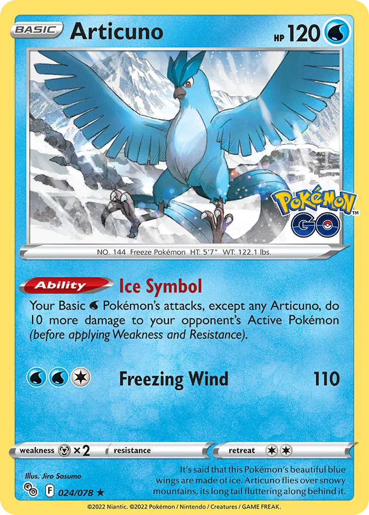 Articuno #24, Pokémon GO