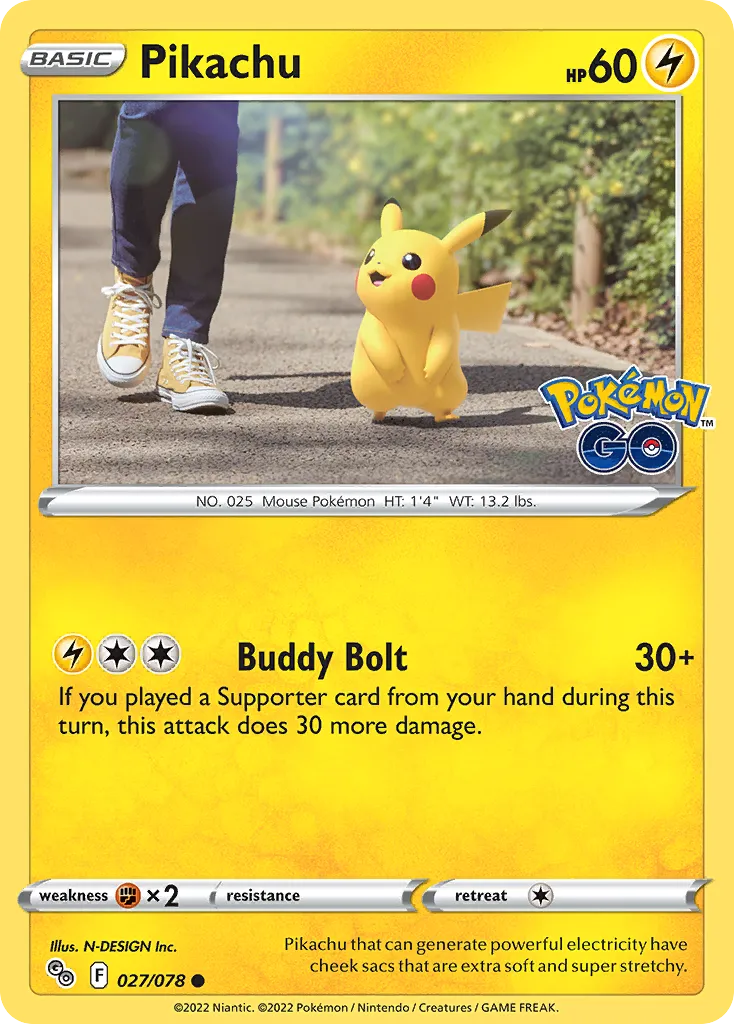Pikachu #27, Pokémon GO