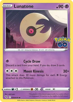 Lunatone #34, Reverse Foil