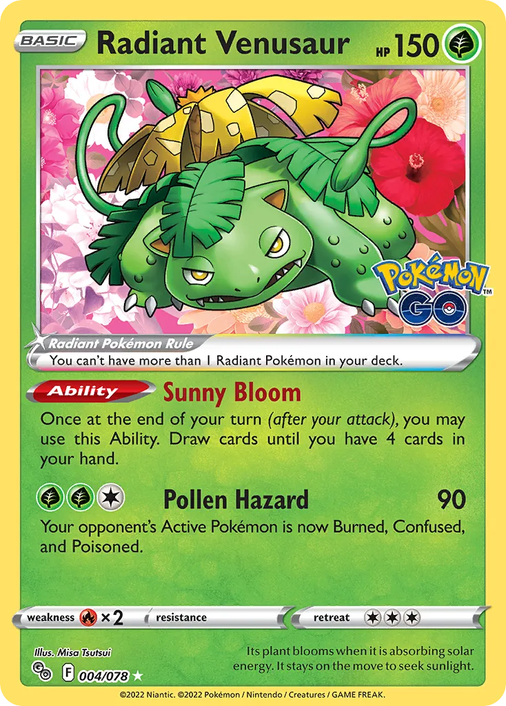 Radiant Venusaur #4, Pokémon GO