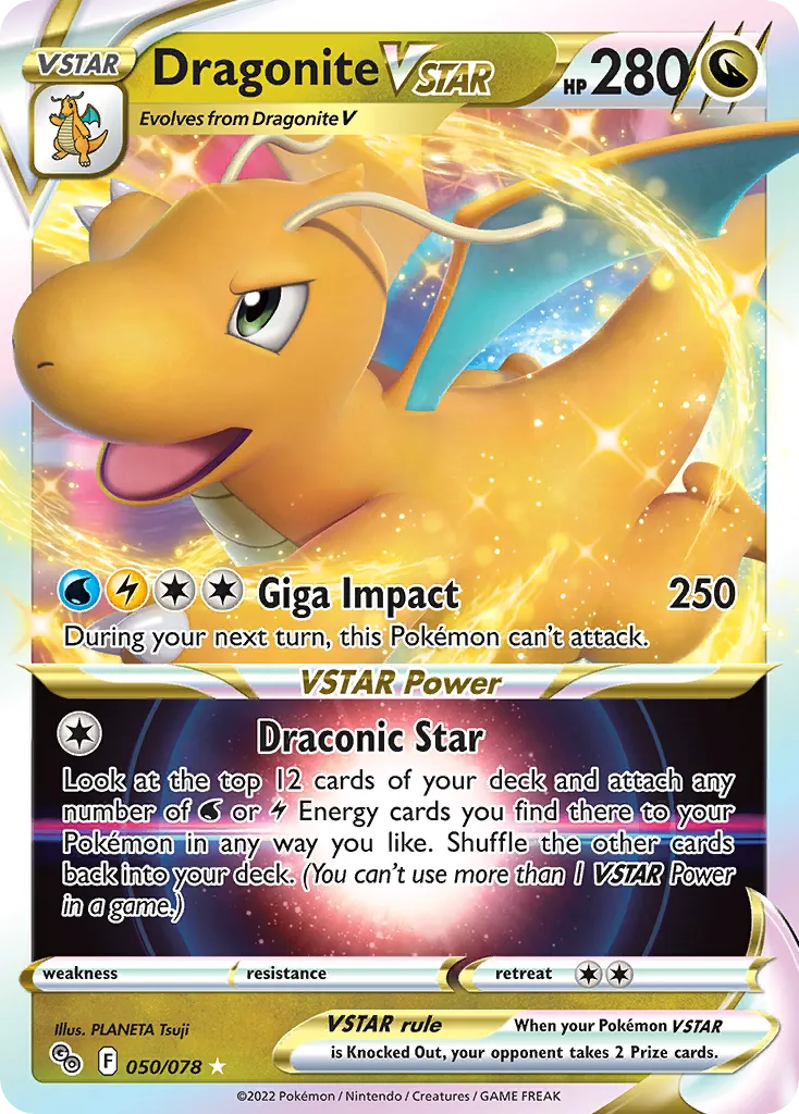 Dragonite VSTAR #50, Pokémon GO