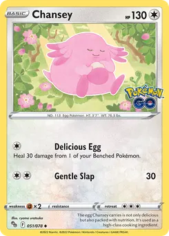 Chansey #51, Reverse Foil