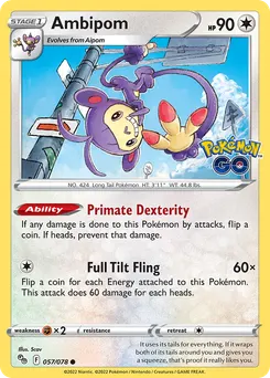 Ambipom #57, Reverse Foil