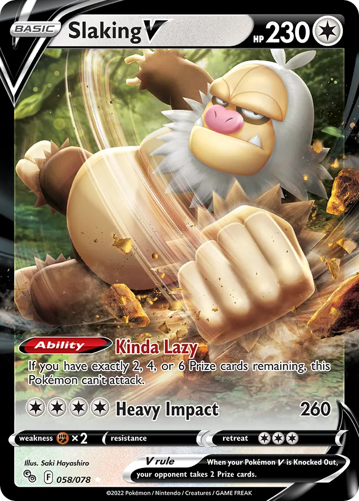 Slaking V #58, Pokémon GO