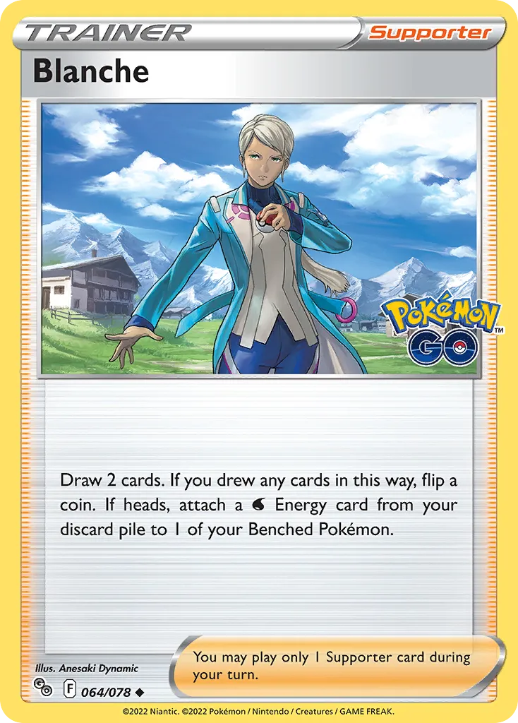 Blanche #64, Pokémon GO