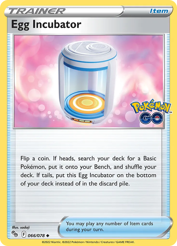 Egg Incubator #66, Pokémon GO Reverse Foil