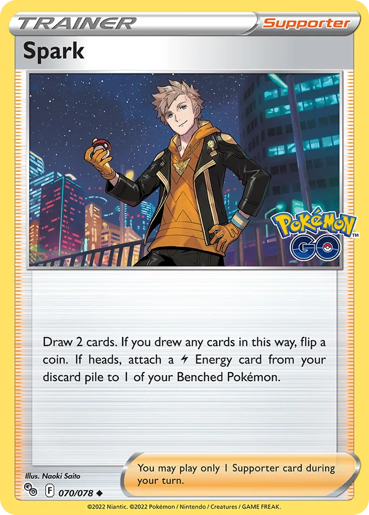 Spark #70, Pokémon GO Reverse Foil