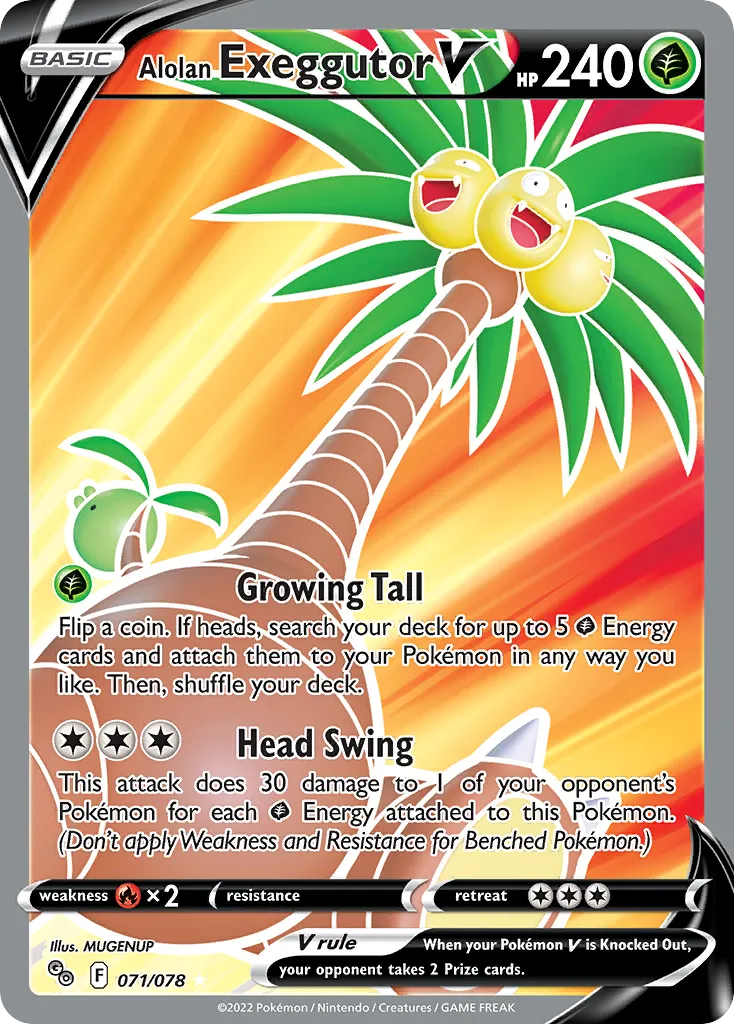 Alolan Exeggutor V #71, Pokémon GO