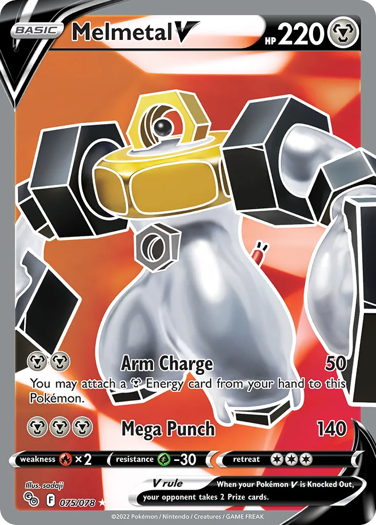 Melmetal V #75, Pokémon GO
