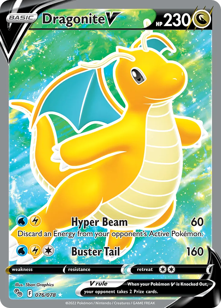 Dragonite V #76, Pokémon GO