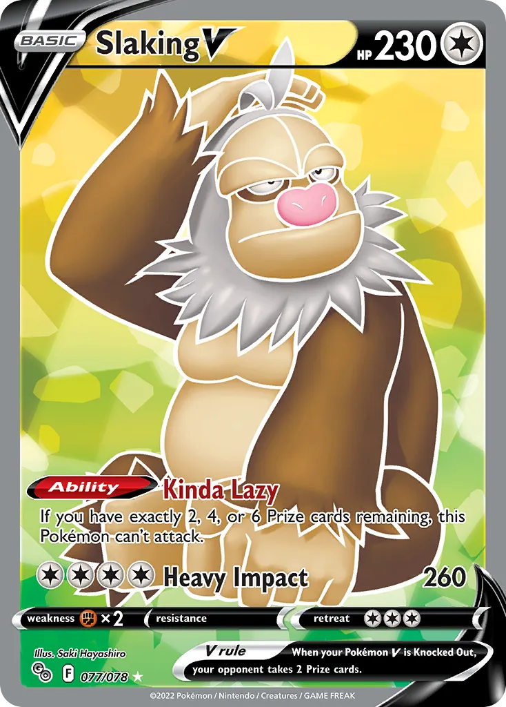 Slaking V #77, Pokémon GO