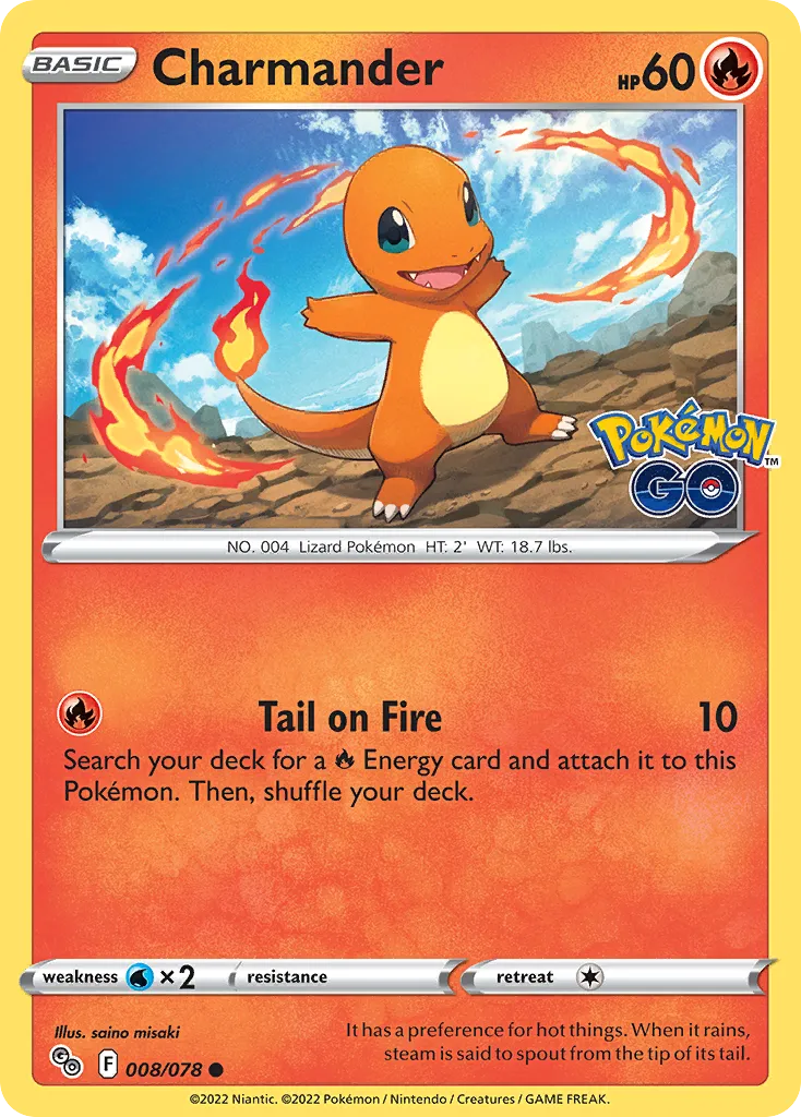 Charmander #8, Pokémon GO
