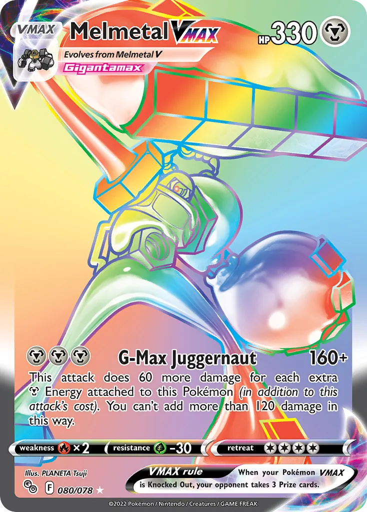 Melmetal VMAX #80, Pokémon GO Secret