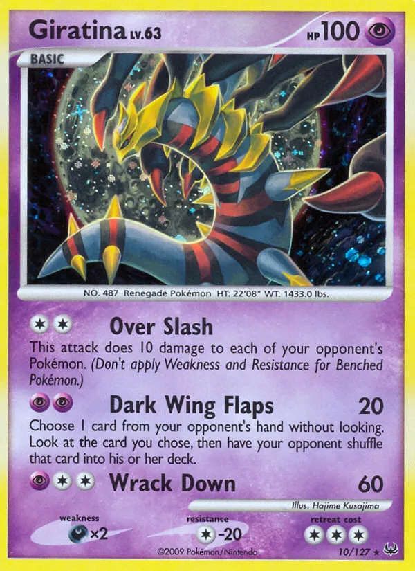 Giratina #10, Platinum Reverse Foil