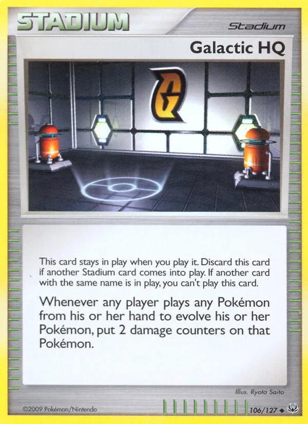 Galactic HQ #106, Platinum Reverse Foil